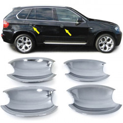 RACES poklopci kvaka za BMW X5 E70 X6 E71 E90 E91, krom