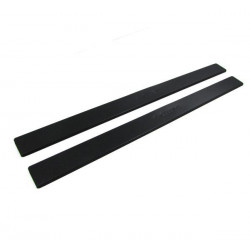 zaštita pragova od nehrđajućeg čelika Exclusive crna za Renault Kangoo 2 od 08