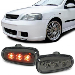 LED bočni žmigavci prozirni tamni za Opel Astra G 97-04 Zafira A 99-05