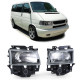 Farovi i rasvjeta RACES farovi za VW Bus T4 Caravelle Multivan 96-03 (H4), crno-dimljena | race-shop.hr