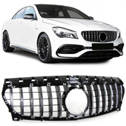 RACES maska (Sport) za Mercedes CLA C117 W117 16-19 facelift, crni krom
