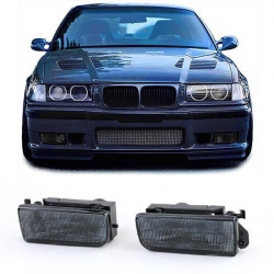 Svjetla za maglu Crni Smoke rebrasta odgovara za BMW 3 Series E36 90-99 također M3