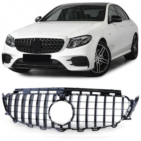 Body kit i vizualni dodaci RACES maska (Sport) za Mercedes E Class W213 S213 16-20, sjajna crna | race-shop.hr
