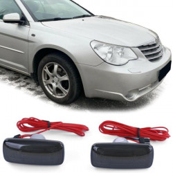 LED bočni žmigavci crni za Chrysler Sebring 06-10