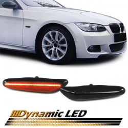 Dynamic LED bočni žmigavci crni odgovara za BMW 3 Series E46 E90 E91 E92 E93