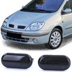 Dynamic LED bočni žmigavci crni za Renault Scenic Megane Scenic Trafic 2