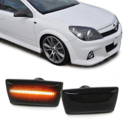 Dinamički LED bočni žmigavci crni za Opel Astra H Corsa D Zafira B Insignia