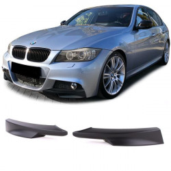 Razdjelnik kutova prednjeg spojlera crni mat za BMW 3 Series E90 E91 08-12