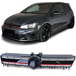 RACES maska (Sport) za VW Golf 7 12-17, crna, crvena