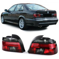 RACES stražnja svjetla za BMW 5 series E39 sedan 95-00, crveno-crna, prozirna