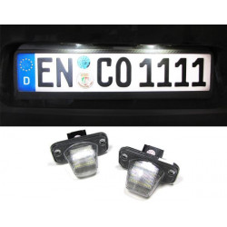 RACES LED svjetla registarske tablice za VW T4 IV Bus Transporter 90-03, bijela