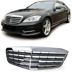 Sportska rešetka krom za Mercedes S Class W221 without Distronic 09-13