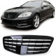 Body kit i vizualni dodaci Sportska rešetka crni sjaj za Mercedes S Class W221 bez Distronica 09-13 | race-shop.hr