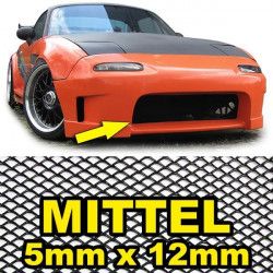 RACES Racing univerzalna mrežica (Honeycomb) 120X30cm 5x12mm, crna, aluminij