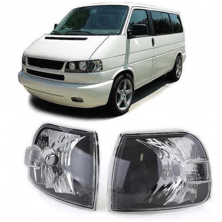 Farovi i rasvjeta prozirani žmigavci crni za VW Bus T4 Multivan Caravelle od 96 | race-shop.hr