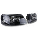 Farovi i rasvjeta prozirni far H7 H1 crni s LWR motor par za VW Bus T5 03-09 | race-shop.hr