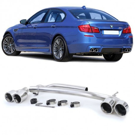 Univerzalni ispušni krajevi Ispušna cijev 4 cijevi Dupleks pretvorba sportskog izgleda odgovara za BMW F10 F11 F12 F13 | race-shop.hr