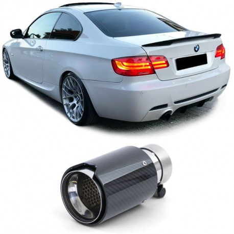 Univerzalni ispušni krajevi Ispušna cijev Sport carbon crni univerzalni za razne BMW models | race-shop.hr