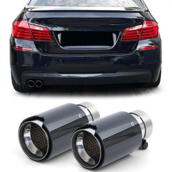 Ispušna cijev Sport Carbon Crni odgovara za BMW 5 Series F10 F11 10-16