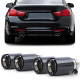 Univerzalni nastavci auspuha Ispušna cijev 90mm Sport Carbon Crni odgovara za BMW 4 Series F82 F83 od 14 | race-shop.hr
