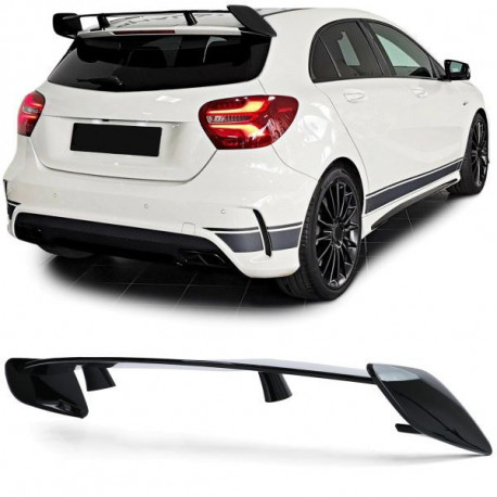 Body kit i vizualni dodaci Stražnji spojler krovni spojler crni sjaj za Mercedes A Class W176 od 12 | race-shop.hr