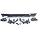 Body kit i vizualni dodaci RACES stražnji difuzor (Sport) za Mercedes GLE W166 15-18 (ispuh 2+2), crna | race-shop.hr