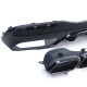 Body kit i vizualni dodaci RACES stražnji difuzor (Sport) za Mercedes GLE W166 15-18 (ispuh 2+2), crna | race-shop.hr