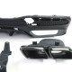 Body kit i vizualni dodaci RACES stražnji difuzor (Sport) za Mercedes GLE W166 15-18 (ispuh 2+2), crna | race-shop.hr