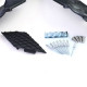 Body kit i vizualni dodaci RACES stražnji difuzor (Sport) za Mercedes GLE W166 15-18 (ispuh 2+2), crna | race-shop.hr