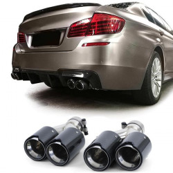 Carbon dvostruke ispušne cijevi 4 cijevi Dupleks odgovara za BMW 5 Series F10 F11 6 Series F12 F13