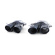 Univerzalni ispušni krajevi Crne sportske ispušne cijevi od nehrđajućeg čelika za Mercedes E Class W213 | race-shop.hr