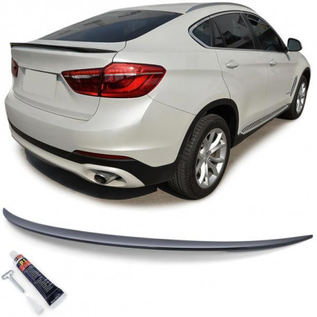 Body kit i vizualni dodaci Sportski stražnji spojler lip crni sjaj s ABE za BMW X6 F16 14-19 | race-shop.hr