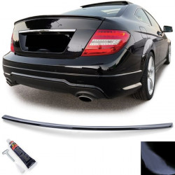 Sportski stražnji spojler lip crni sjaj za Mercedes C Class C204 Coupe 11-14