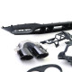 Body kit i vizualni dodaci RACES stražnji difuzor (Sport) za Mercedes A Class W177 from 18, crna | race-shop.hr