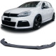 Body kit i vizualni dodaci RACES prednji lip (Performance) za Golf 6 09-12 with R20 bumper, sjajna crna | race-shop.hr