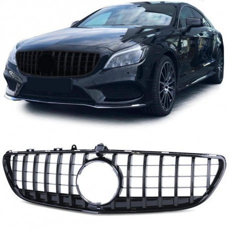 Body kit i vizualni dodaci Sportska Rešetka hladnjaka crni sjaj za Mercedes CLS C218 Facelift 14-18 | race-shop.hr