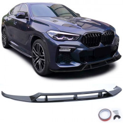 RACES prednji lip (Performance) za BMW X6 G06 from 19, sjajna crna