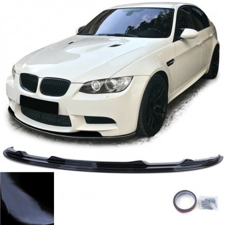 Body kit i vizualni dodaci Lip prednjeg spojlera performance crni sjaj za BMW 3 Series E90 E91 08-12 | race-shop.hr