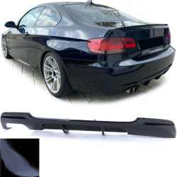 stražnji difuzor performance crni sjaj dvostruka cijev za BMW 3 Series E92 E93