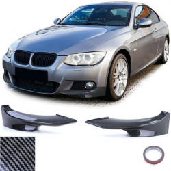 Razdjelnik kutova prednjeg spojlera Carbon izgled odgovara za BMW 3 Series E92 E93 10-13