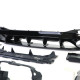 Body kit i vizualni dodaci stražnji difuzor set crni sjaj uklj crna završna cijev za Mercedes CLA C118 od 19 | race-shop.hr