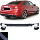 Body kit i vizualni dodaci Sportski stražnji difuzor crni sjaj sa završetkom za Audi A4 B9 8W 15-19 | race-shop.hr