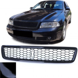 RACES maska (Honeycomb) za Audi A4 B5 Sedan Avant 94-01, sjajna crna