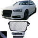 Body kit i vizualni dodaci sportska rešetka bez amblema crni sjaj za Audi A4 B8 8K facelift 11-15 | race-shop.hr