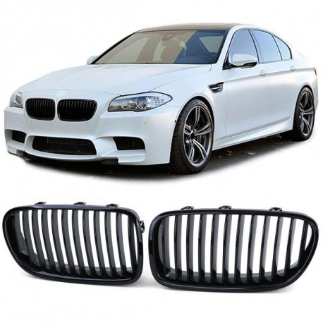 Body kit i vizualni dodaci RACES maska (Sport Performance) za BMW 5 Series F10 F11 10-17, sjajna crna | race-shop.hr