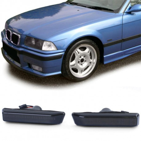Rasvjeta LED bočni žmigavci crni par odgovara za BMW 3 Series E36 96-00 X5 E53 00-07 | race-shop.hr