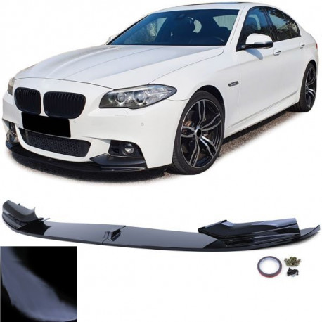 Body kit i vizualni dodaci RACES prednji lip (Performance) za BMW 5 Series F10 F11 10-17, sjajna | race-shop.hr