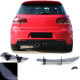 Body kit i vizualni dodaci Sportski stražnji difuzor umetak splittera crni sjaj za VW Golf 6 R20 08-13 | race-shop.hr