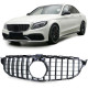 Body kit i vizualni dodaci RACES maska (Sport) za Mercedes C Class W205 S205 14-18, sjajna crna | race-shop.hr