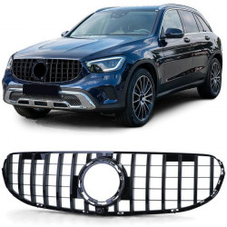 RACES maska (Sport) za Mercedes GLC X253 without sports package from 19, sjajna crna